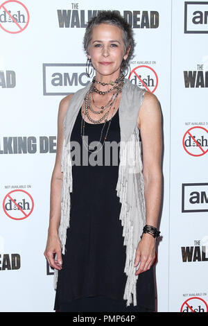 Melissa McBride kommt bei der Premiere von der AMC-" 3 The Walking Dead' Jahreszeit bei Universal CityWalk am 4. Oktober 2012 in Universal City, CA. (Foto durch PRPP/PictureLux) Datei Referenz # 31689 055 PRPPEAA nur für redaktionelle Verwendung - Alle Rechte vorbehalten Stockfoto