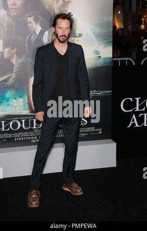 Keanu Reeves bei der Premiere von Warner Brothers Pictures'' Cloud Atlas'. Ankünfte am Grauman's Chinese Theater in Hollywood, CA, 24. Oktober 2012 statt. Foto von Joe Martinez/PictureLux Stockfoto