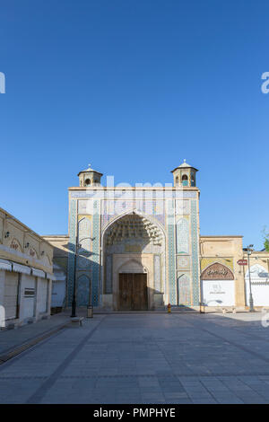 Eingang zur Moschee Vakil, Shiraz, Iran Stockfoto