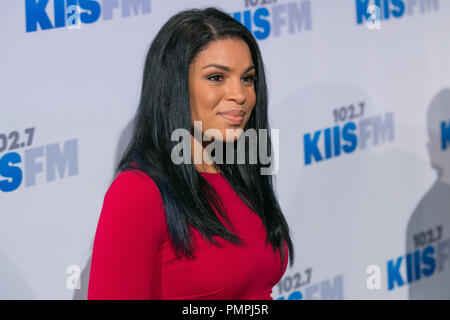 Jordin Sparks besucht die KIIS FM 2012 Jingle Ball bei Nokia Theatre L.A. Live am 3. Dezember in Los Angeles, Kalifornien 2012. (Foto von Eden Ari/PRPP/PictureLux) Datei Referenz # 31746 028 PRPPEA nur für redaktionelle Verwendung - Alle Rechte vorbehalten Stockfoto