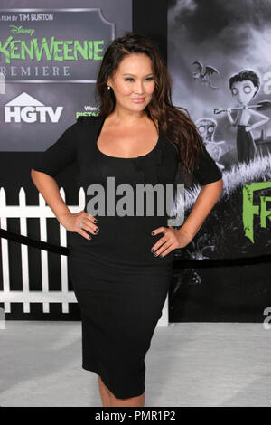 Tia Carrere auf der Los Angeles Premiere von Disney's "Frankenweenie". Ankunft am El Capitan Theatre in Hollywood, CA, 24. September 2012 statt. Foto von: Carrie Chavez/PictureLux Stockfoto