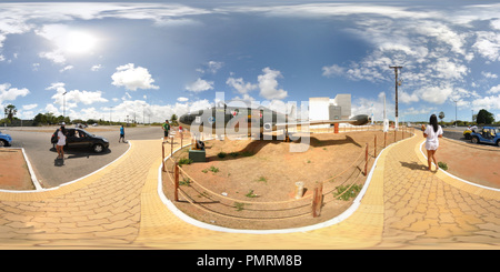 360 Ansicht Auf Rio De Janeiro Brasilien Die Menschen Geniessen Sand Skulptur Der Burgen Und Schlosser In Copacabana 360 Foto Panorama Alamy