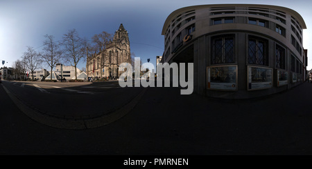 360 Grad Panorama Ansicht von Die Elisabethenkirche