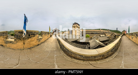 360 Grad Panorama Ansicht von Shanxi jincheng Royal Prime Minister's Palace 3 - die alte orientalische Schloss