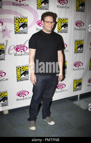 Seth Rogen am Tag 2 der WonderCon Anaheim. Dies ist das Ende drücken Sie Line Ankunft gehalten im Anaheim Convention Center in Anaheim, CA, 30. März 2013. Foto: Richard Chavez/PictureLux Datei Referenz # 31908 070 RAC nur für redaktionelle Verwendung - Alle Rechte vorbehalten Stockfoto