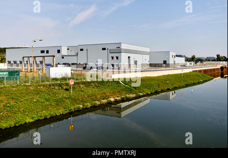 Prag, Tschechische Republik. 19 Sep, 2018. Die Zentrale industrielle Wasseraufbereitung (UCOV) in Prag, Tschechische Republik, am 19. September 2018. Quelle: Vit Simanek/CTK Photo/Alamy leben Nachrichten Stockfoto