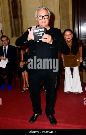 Mailand, Italien. 19 Sep, 2018. Mailand, 'Who is who' Award. Im Bild: Giuseppe Zanotti Credit: Unabhängige Fotoagentur/Alamy leben Nachrichten Stockfoto