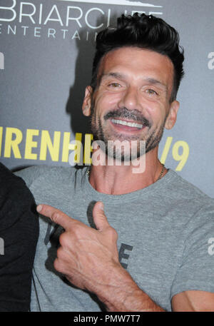 Beverly Hills, USA. 19. Sep 2018. Schauspieler Frank Grillo nimmt an Los Angeles Premiere von 'Fahrenheit 11/09" am 19. September 2018 Samuel Goldwyn Theater in Beverly Hills, Kalifornien. Foto von Barry King/Alamy leben Nachrichten Stockfoto