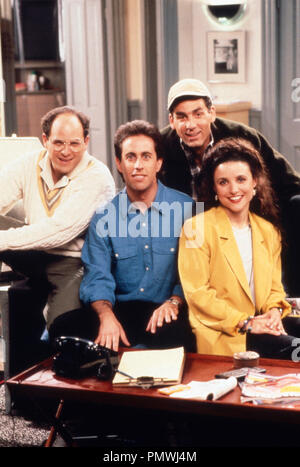 Seinfeld, USA TV-Serie 1989 - 1998 Staffel 1 Regie: Larry David, Jerry Seinfeld Darsteller: Jerry Seinfeld, Julia Louis-Dreyfus, Michael Richards, Jason Alexander Stockfoto