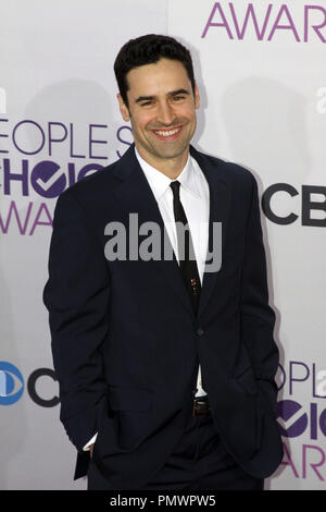 Jesse Bradford an der People's Choice Awards 2013. Ankunft im Nokia Theatre L.A. statt Leben in Los Angeles, CA, 9. Januar 2013. Foto: Richard Chavez/PictureLux Stockfoto