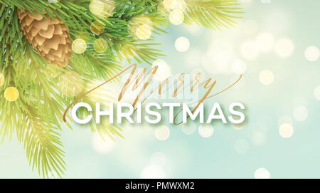 Frohe Weihnachten banner vector Template Stock Vektor