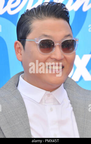 Psy am American Idol Season 12 Finale im Nokia Theater LA Live in Los Angeles, CA. Die Veranstaltung fand am Donnerstag, den 16. Mai 2013 statt. Foto von PRPP PRPP/PictureLux Datei Referenz # 31962 060 PRPP 01 nur für redaktionelle Verwendung - Alle Rechte vorbehalten Stockfoto