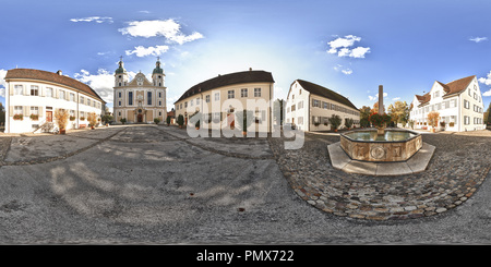 360 Grad Panorama Ansicht von Dom von Arlesheim