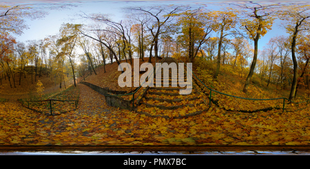 360 Grad Panorama Ansicht von Nowe Planty in Chelmno - ul. Studzienna