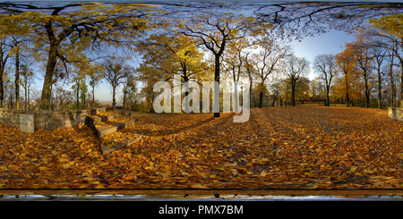 360 Grad Panorama Ansicht von Nowe Planty in Chelmno - ehemalige Open Air Bühne