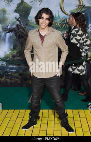 Blake Michael besucht die Premiere von Walt Disney Pictures'' Oz die Großen und Mächtigen' am El Capitan Theatre am 13. Februar in Hollywood, Kalifornien 2013. Foto von Eden Ari/PRPP/PictureLux Stockfoto