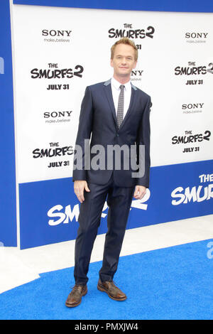 Neil Patrick Harris bei der Premiere von Columbia Pictures und Sony Pictures Animation "Die Schlümpfe 2'. Ankunft im Regency Dorf Theater in Westwood, CA, 28. Juli 2013 statt. Foto von Joe Martinez/PictureLux Stockfoto