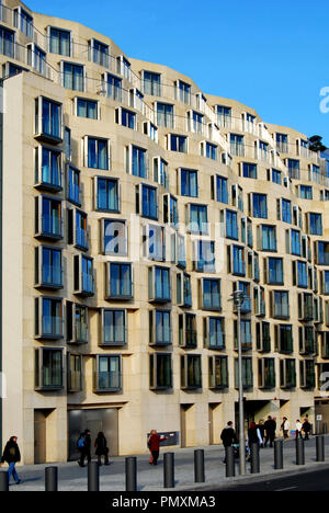 Die DZ BANK AG Gebäude, von dem Architekten Frank O. Gehry, Berlin, Deutschland