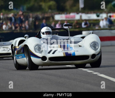 Marshall Bailey, Lola Chevrolet T70 Spyder, Pfingsten Trophy, Sport Prototypen, pre-1966, Goodwood Revival 2018, September 2018, Automobile, Autos, Cir Stockfoto