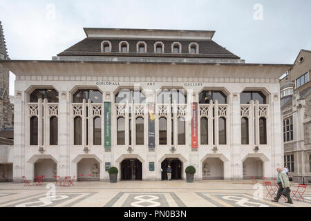 Die Guildhall Art Gallery, London, England, Großbritannien Stockfoto