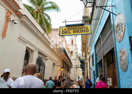 La Bodeguita del Medio, Havanna, Kuba Stockfoto