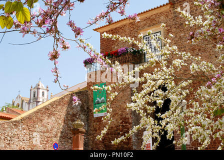 Altstadt von Silves. Algarve, Portugal Stockfoto