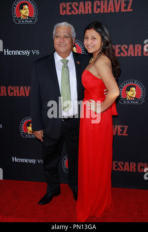 Paul Chavez bei der Premiere von Pantelion Filme und Participant Media's "Cesar Chavez'. Ankünfte an TCL Chinese Theatre in Hollywood, CA, 20. März 2014 statt. Foto von Joe Martinez/PictureLux Stockfoto