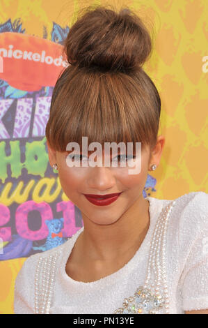 Zendaya auf der 27. jährlichen Nickelodeon Kids' Choice Awards gehalten an der USC Galen Center in Los Angeles, CA. Die Veranstaltung fand am Samstag, 29. März 2014. Foto von PRPP PRPP/PictureLux Datei Referenz # 32297 104 PRPP 01 nur für redaktionelle Verwendung - Alle Rechte vorbehalten Stockfoto