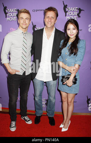 Derek Hough, Duane Adler, BoA 03/31/ake 2014 "Ihre Bewegung" Premiere in Pacific Grove Stadion 14 in Los Angeles, CA Foto von kazuki Hirata/HNW/PictureLux gehalten Stockfoto