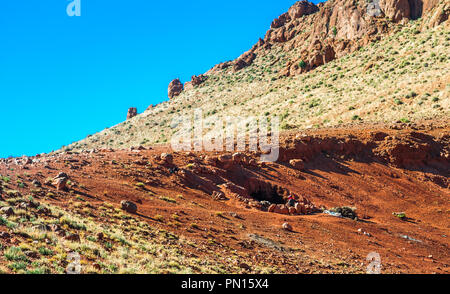 Nomad cave Neben Gorges du Dades in Marokko Stockfoto