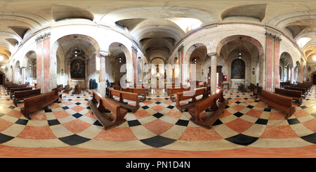 360 Grad Panorama Ansicht von Pieve di San Floriano in Valpolicella