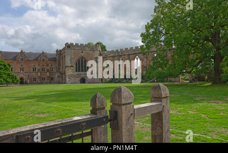 Des Bischofs Palast, Wells, Somerset, Großbritannien Stockfoto