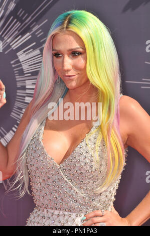 Kesha bei den 2014 MTV Video Music Awards im Forum in Inglewood, CA. Die Veranstaltung fand am Sonntag, 24. August 2014. Foto von PRPP PRPP/PictureLux Datei Referenz # 32422 089 PRPP 01 nur für redaktionelle Verwendung - Alle Rechte vorbehalten Stockfoto