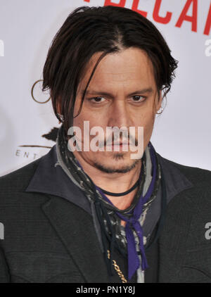 Johnny Depp am 'Mortdecai" Los Angeles Premiere gehalten an theTCL Chinese Theatre in Hollywood, CA am Mittwoch, 21. Januar 2015. Foto von PRPP PRPP/PictureLux Datei Referenz # 32545 096 PRPP 01 nur für redaktionelle Verwendung - Alle Rechte vorbehalten Stockfoto