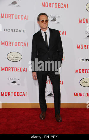 Paul Bettany 01/21/2015 Los Angeles Premiere von 'Mortdecai' gehalten an TCL Chinese Theatre in Hollywood, CA Foto von Izumi Hasegawa/HNW/PictureLux Stockfoto