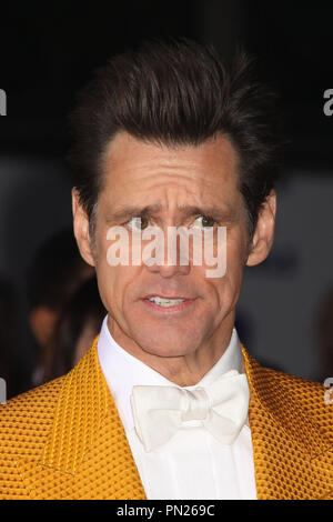 Jim Carrey 11/03/2014 'Dumme und Dümmer zu 'Premiere im Regency Dorf Theater in Westwood, CA Foto von kazuki Hirata/HNW/PictureLux Stockfoto