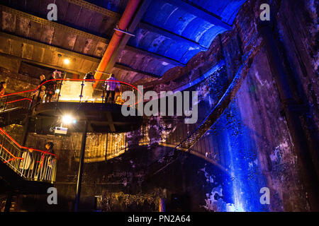 19. Welle von Isambard Kingdom Brunel, Teil der Thames Tunnel, U-Schauplatz an die Brunel Museum, London, UK Stockfoto