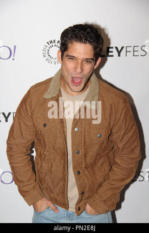 Tyler Posey bei PaleyFest LA 2015 zu Ehren des MTV Teen Wolf. Ankünfte an den Dolby Theater in Hollywood, CA, 11. März 2015 statt. Foto: Richard Chavez/Picturelux Stockfoto