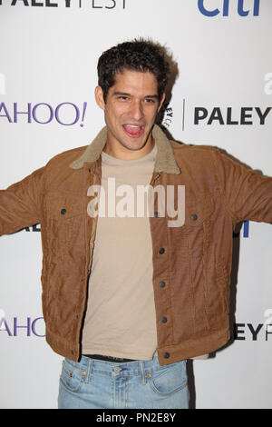 Tyler Posey bei PaleyFest LA 2015 zu Ehren des MTV Teen Wolf. Ankünfte an den Dolby Theater in Hollywood, CA, 11. März 2015 statt. Foto: Richard Chavez/Picturelux Stockfoto