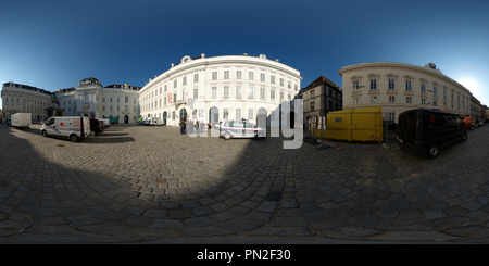 360 Grad Panorama Ansicht von Wien Josefsplatz