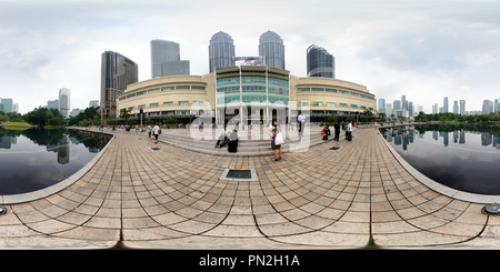 360 Grad Panorama Ansicht von Petronas Twin Towers