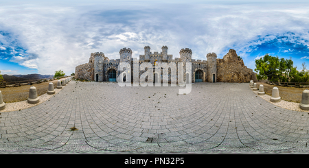 360 Grad Panorama Ansicht von Batería de Castillitos de Cabo Tiñoso