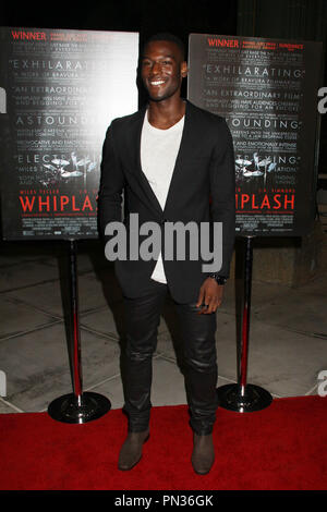 Kofi Siriboe 10/06/2014 'Whiplash 'Premiere im LACMA Bing Theatre in Los Angeles, CA Foto von mayuka Ishikawa/HNW/PictureLux gehalten Stockfoto