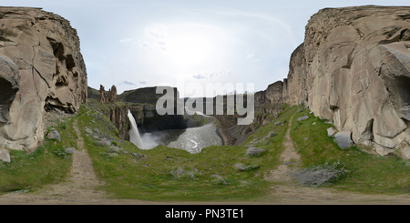 360 Grad Panorama Ansicht von Palouse fällt State Park, US-Bundesstaat Washington, USA