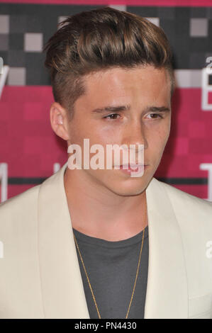 Brooklyn Beckham an der 2015 MTV Video Music Awards statt, die in den Microsoft Theater in Los Angeles, CA am Sonntag, 30. August 2015. Foto von PRPP PRPP/PictureLux Datei Referenz # 32704 009 PRPP 01 nur für redaktionelle Verwendung - Alle Rechte vorbehalten Stockfoto