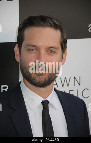 Tobey Maguire 09/08/2015 Los Angeles Premiere von "pawn Opfer im Harmony Gold in Los Angeles, CA Foto von Izumi Hasegawa/HNW/PictureLux Stockfoto