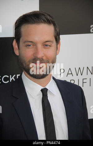 Tobey Maguire 09/08/2015 Los Angeles Premiere von "pawn Opfer im Harmony Gold in Los Angeles, CA Foto von Izumi Hasegawa/HNW/PictureLux Stockfoto