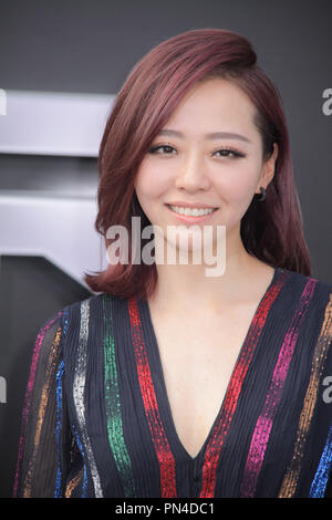 Jane Zhang 10/10/2015 Los Angeles Premiere von 'Terminator Genisys" bei Dolby Theater in Hollywood, CA Foto von Izumi Hasegawa/HNW/PictureLux Stockfoto