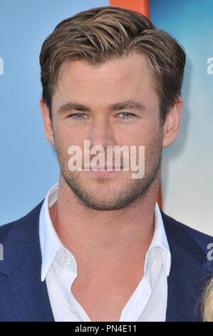 Chris Hemsworth im "Urlaub" Los Angeles Premiere gehalten am Regency Dorf Theater in Westwood, CA am Montag, 27. Juli 2015. Foto von PRPP PRPP/PictureLux Datei Referenz # 32678 124 PRPP 01 nur für redaktionelle Verwendung - Alle Rechte vorbehalten Stockfoto