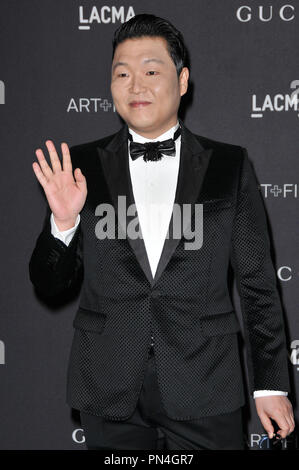 PSY am 2015 LACMA Kunst+Film Gala at LACMA in Los Angeles, CA am Samstag, 7. November 2015 statt. Foto von PRPP PRPP/PictureLux Datei Referenz # 32757 062 PRPP 01 nur für redaktionelle Verwendung - Alle Rechte vorbehalten Stockfoto